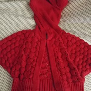 Genuine Kids by Oshkosh Red Crochet Sweater